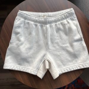 Off white terry city sweat short